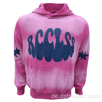 Custom Cotton Affe gewaschene Streetwear Hoodies Hoodies